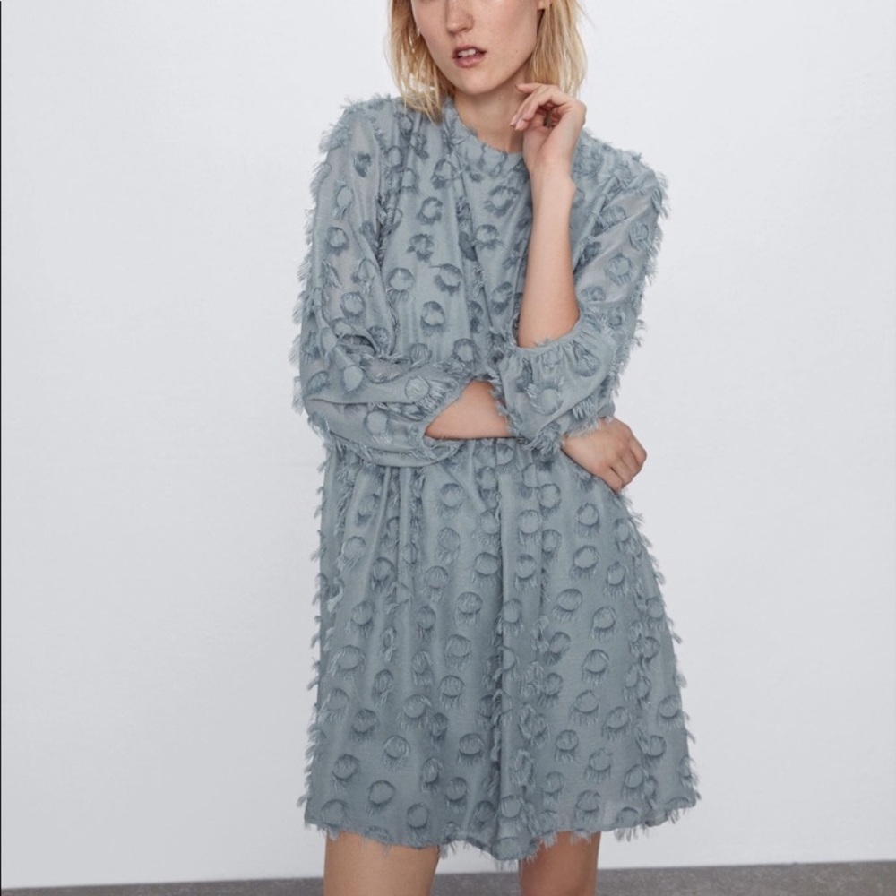 Zara textured weave dress size small - Picture 1 of 6